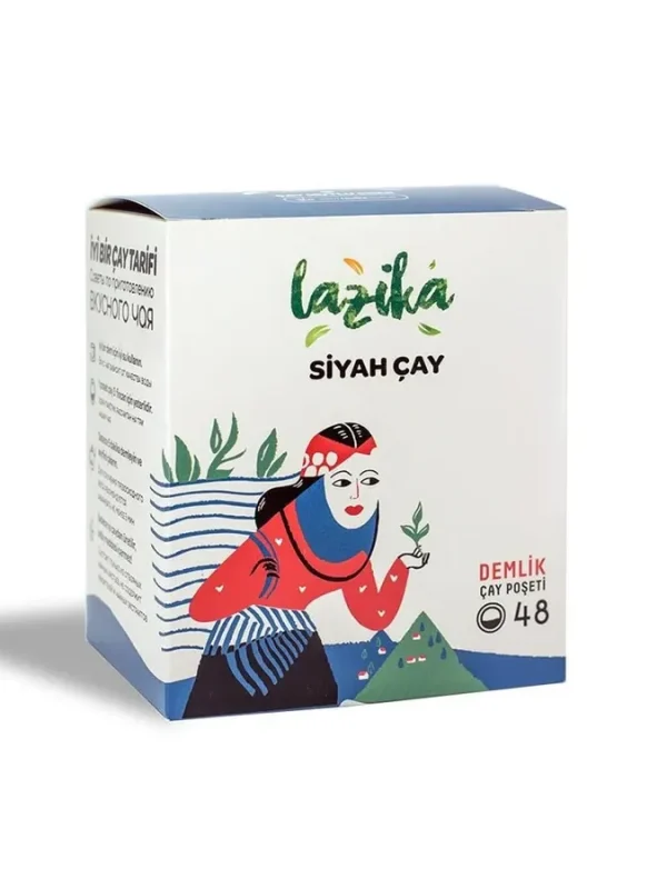 lazika-demlik-poset-cay-fiyati Lazika Siyah Çay Demlik Poşet Çay 48 Adet