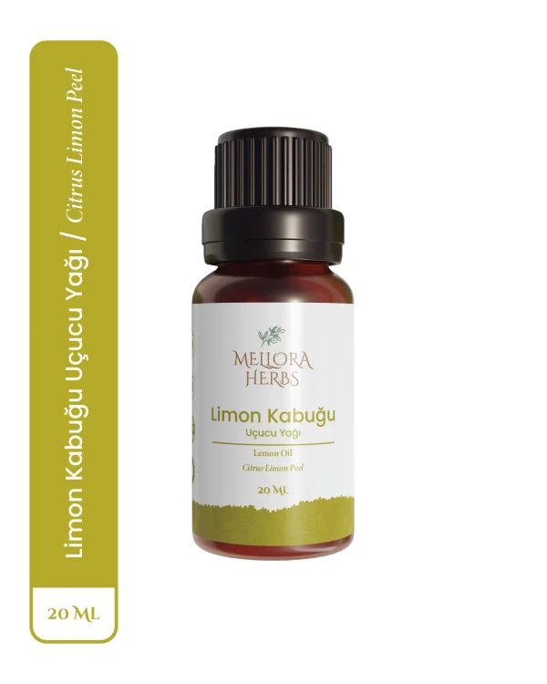 Limon Kabuğu Yağı Saf Limon Kabuğu Yağı 20 ML - Cilt Tonu Eşitleyici ve Aydınlatıcı C Vitamini Etkisi