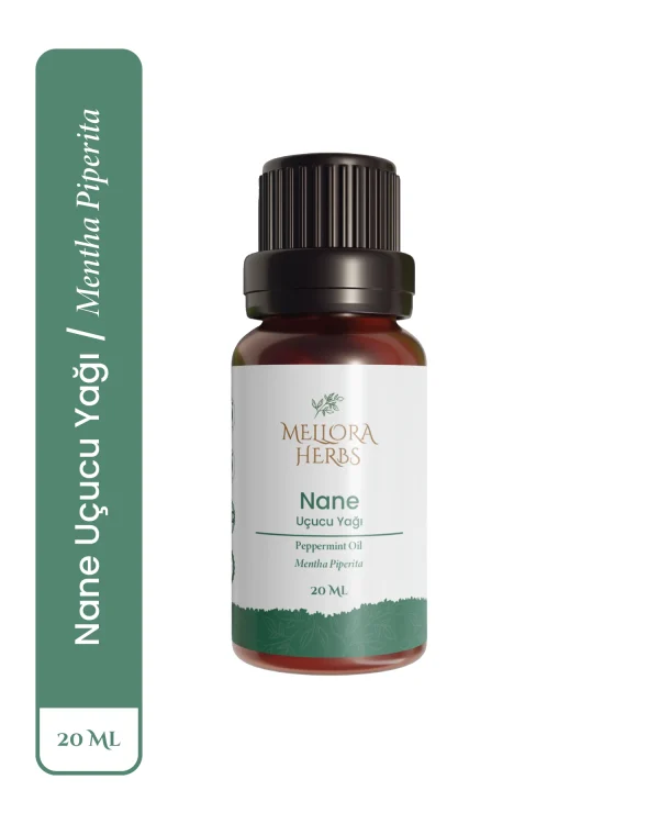 Nane Yağı Mellora Herbs %100 Saf Nane Yağı 20 ML - Doğal Ferahlatıcı ve Nefes Açıcı Etki - Peppermint Oil